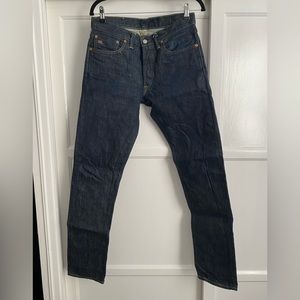Double RL slim narrow selvedge denim